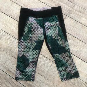Champion Abstract Print Capri Leggings Pant Sz XXL